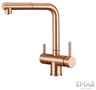 Детальное фото товара: Emar ECB-7017 PVD Coppery, смеситель, медь