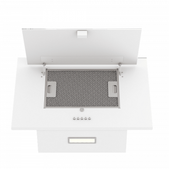 Детальное фото товара: Elikor Коралл 50П-430-К3Д белый/белое стекло