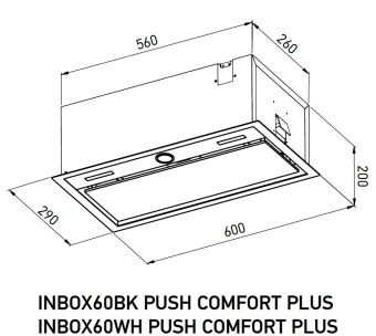 Детальное фото товара: MEFERI INBOX60BK PUSH COMFORT