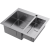 Omoikiri Akisame 60-2-IN-L, мойка, нержавеющая сталь Детальное фото товара: Omoikiri Akisame 60-2-IN-L, мойка, нержавеющая сталь
