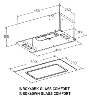 Детальное фото товара: MEFERI INBOX60WH GLASS COMFORT