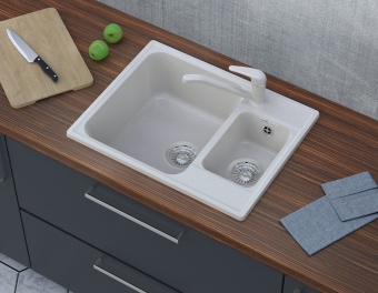 Детальное фото товара: GranFest QUARZ GF-Z09, мойка, гранит, серый