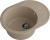 Детальное фото товара: GranFest RONDO GF-R-580 L, мойка, мрамор, песочный