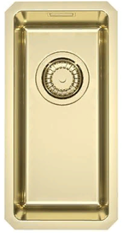Детальное фото товара: ALVEUS KOMBINO 10 MONARCH GOLD SAT-90, мойка, нерж. сталь, золото (в компл. с выпуском без сифона)