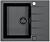 Фото товара: ALVEUS GRANITAL CADIT 10 G91 CARBON, мойка, гранит, черный (в комплекте с сифоном 1148149)