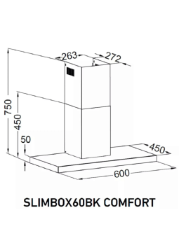 Детальное фото товара: MEFERI SLIMBOX60BK COMFORT