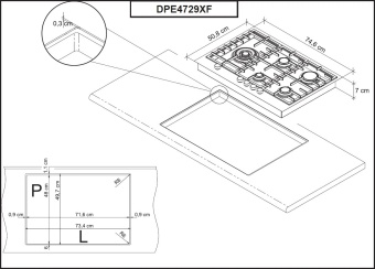 Детальное фото товара: De Dietrich DPE4729XF