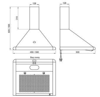 Детальное фото товара: Elikor Сатурн 50П-180-В1Л белый/бел/бел
