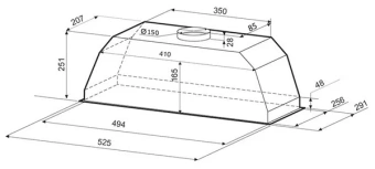 Детальное фото товара: Krona Ameli 600 inox PB
