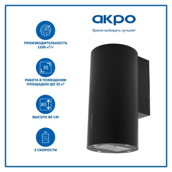 Детальное фото товара: AKPO WK-4 Balmera WL 40 см. черный