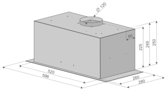 Детальное фото товара: Konigin SkyBox (Black/Black Glass 60) 