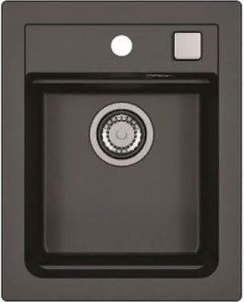Детальное фото товара: ALVEUS GRANITAL ATROX 10 CARBON - G91, мойка, гранит, черный