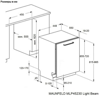 Детальное фото товара: Maunfeld MLP45230 Light Beam Wi-Fi