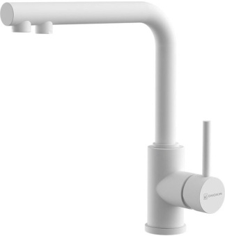 Детальное фото товара: Omoikiri Nakagawa 2 Plus-WH, смеситель, гранит, белый