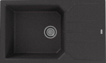 Детальное фото товара: ALVEUS GRANITAL RECORD 40 G91 CARBON , мойка, гранит, черный (в комплекте с сифоном 1130548)