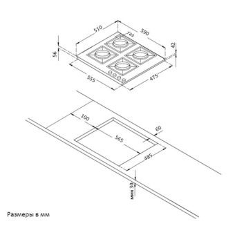 Детальное фото товара: Korting HG 631 CTRB