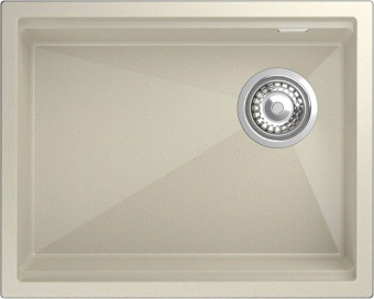 Детальное фото товара: Rivelato LINO LN-554-R beige scuro, мойка, гранит, тёмно-бежевый