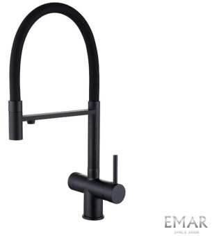 Детальное фото товара: Emar ЕС-7024 Black, смеситель, черный