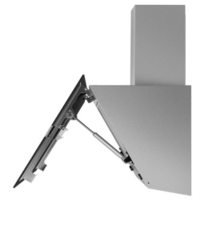 Детальное фото товара: Maunfeld MERSEY 60 нержавеющая сталь/черное стекло