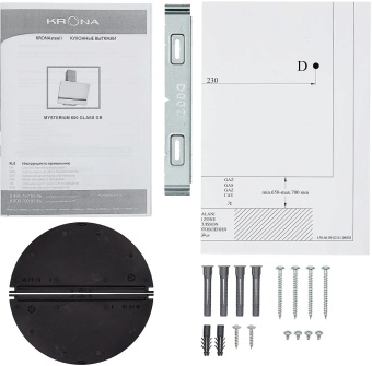 Детальное фото товара: Krona MYSTERIUM 600 GLASS GR S