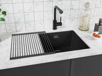 Детальное фото товара: Omoikiri Nakagawa 2 Plus-WH, смеситель, гранит, белый