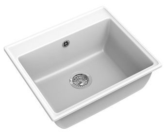 Детальное фото товара: GranFest VERTEX GF-V-580, мойка, мрамор иней
