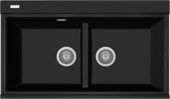 Детальное фото товара: Rivelato FONDE FN-8638-2 nero opaco, мойка, керамика, черный