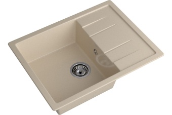 Детальное фото товара: GranFest QUADRO GF-Q-650 L, мойка, мрамор, кашемир