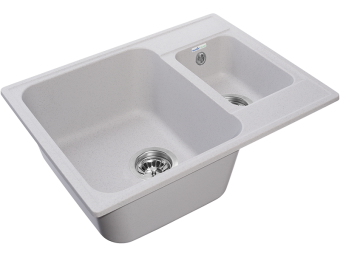 Детальное фото товара: GranFest QUARZ GF-Z09, мойка, гранит, серый