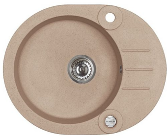 Детальное фото товара: ALVEUS ROLL 40 GRANITAL BEIGE-G55, мойка, гранит, бежевый (в комплекте с сифоном 1105246)