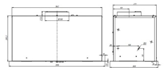 Детальное фото товара: Elikor Cube 60П-1000 белый SM/белый