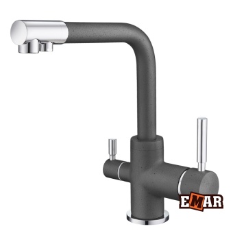 Детальное фото товара: Emar 3003N.5, смеситель, гранит, агат