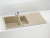 ALVEUS SENSUAL 70 GRANITAL+ PEBBLE-G02M, мойка, гранит, светло бежевый (с сифоном 1104729) Детальное фото товара: ALVEUS SENSUAL 70 GRANITAL+ PEBBLE-G02M, мойка, гранит, светло бежевый (с сифоном 1104729)