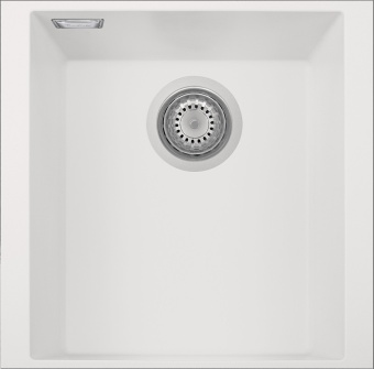 Детальное фото товара: Rivelato STRIA SR-4134 bianco latte, мойка, керамика, белый