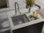 Детальное фото товара: Rivelato NOBILE NB-544-R grigio metallizz, мойка, гранит, серый металлик