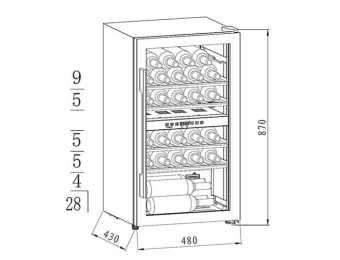 Детальное фото товара: Maunfeld MFWC-85D28
