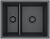 Фото товара: ALVEUS OMNI 50 GRANITAL DEEP BLACK-G90 BE, мойка, гранит, черный матовый (в комп. с сифоном 1149000)