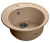 Детальное фото товара: GranFest RONDO GF-R-510, мойка, мрамор, терракот