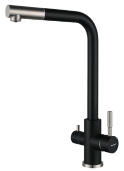 Детальное фото товара: GranFest GF-Z-5421, смеситель, гранит, черный