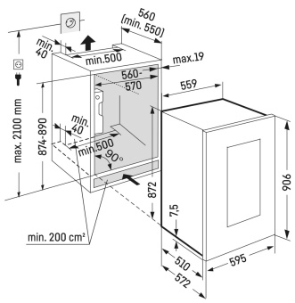 Детальное фото товара: Liebherr EWTgb 1683-26 001 Vinidor