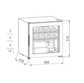 Детальное фото товара: Maunfeld MFWC-40S14