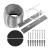 Maunfeld MERSEY 90 WHITE Glass WHITE (INOX) Детальное фото товара: Maunfeld MERSEY 90 WHITE Glass WHITE (INOX)