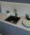 Детальное фото товара: Rivelato BERKANA BK-45 nero, мойка, гранит, черный