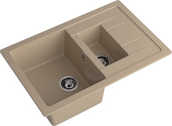 Детальное фото товара: GranFest QUADRO GF-Q-775 KL, мойка, мрамор, песок