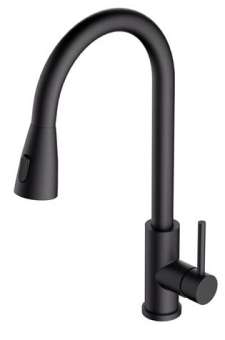 Детальное фото товара: ALVEUS PRIMROSE PS BLACK MATT, смеситель, гранит, черный матовый