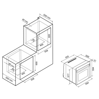 Детальное фото товара: Krona ONYX 60H BL/BL