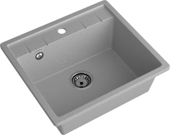 Детальное фото товара: GranFest QUADRO GF-Q-561, мойка, мрамор, серый