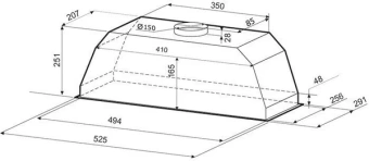 Детальное фото товара: Krona Ameli 600 inox S