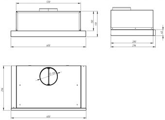 Детальное фото товара: AKPO WK-7 Light eco twin glass II 60 см. черный