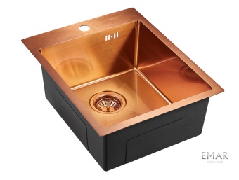 Детальное фото товара: Emar EMB-128A PVD Nano Coppery, мойка, медь